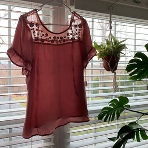 Francescas silk blouse